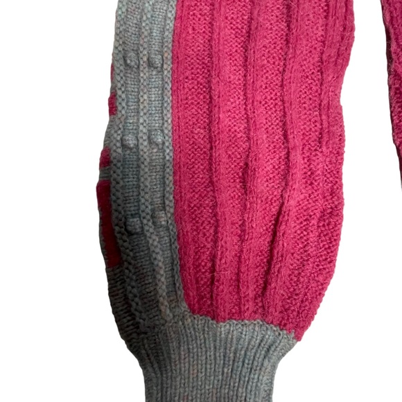 Last Chance NWT Loveshackfancy Landana Pink/Gray Jogger Knit Sweater Pants S - Picture 14 of 15